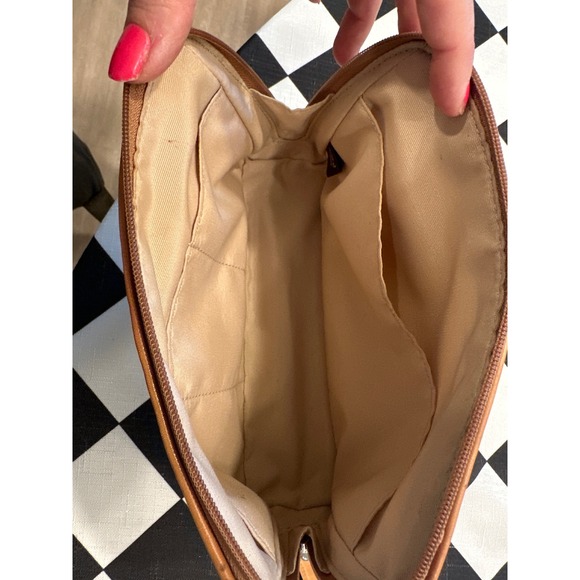 Coach pastel Cosmetic Makeup Bag Travel Multicolor Signature Logo - Picture 3 of 6